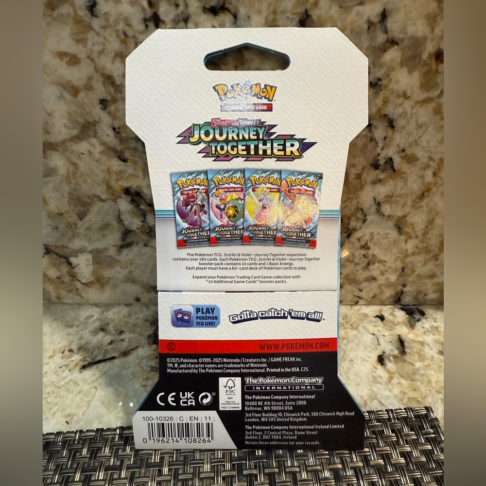 Unopened Pokémon Scarlet & Violet Journey Together Booster Pack - Picture 3 of 6